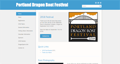 Desktop Screenshot of portlanddragonboats.com